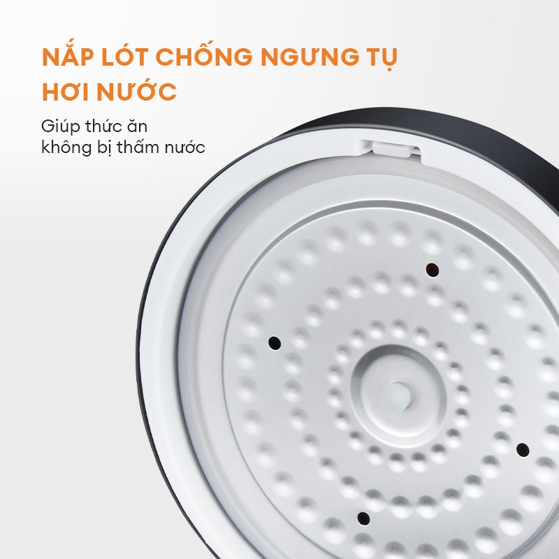 Nồi cơm điện thông minh GAABOR GR-S30A dung tích lớn 3L (lòng nồi 1.2L) - 500W - Hàng chính hãng