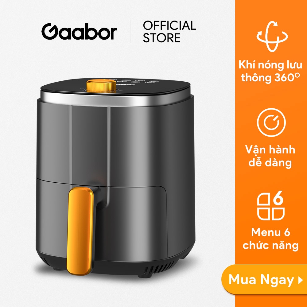 Nồi chiên không dầu GAABOR GA-M35A dung tích 3.5L - Thép không gỉ