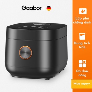 [Mã ELHACE01 giảm 500k đơn 300K]Nồi cơm điện thông minh GAABOR GR-S60A dung tích lớn 6L (lòng nồi 2L) - 900W