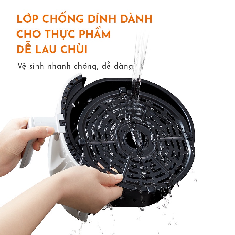 Nồi chiên không dầu GAABOR GA-M4A01 dung tích 4L giá rẻ - Thép không gỉ - Giá rẻ - Hàng chính hãng