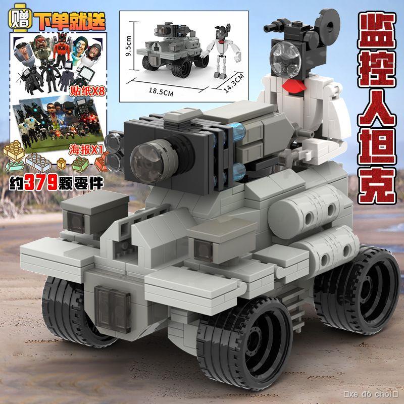 Người Vệ Sinh Và Màn Hình Người Quân Đội Âm Thanh Tương Thích Đồ Chơi Người Nhện Khối Xây Dựng Titan Truyền Hình Người L