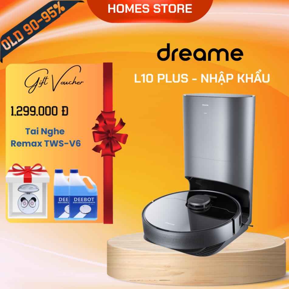 Robot Hút Bụi Lau Nhà Tự Hút Rác Dreame Bot L10 Plus - Hàng Like New 98%