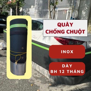 Lưới chống chuột ô tô chân inox 304 vải bò có phản quang tặng kèm sáp chống chuột và keo dính dùng cho các dòng xe