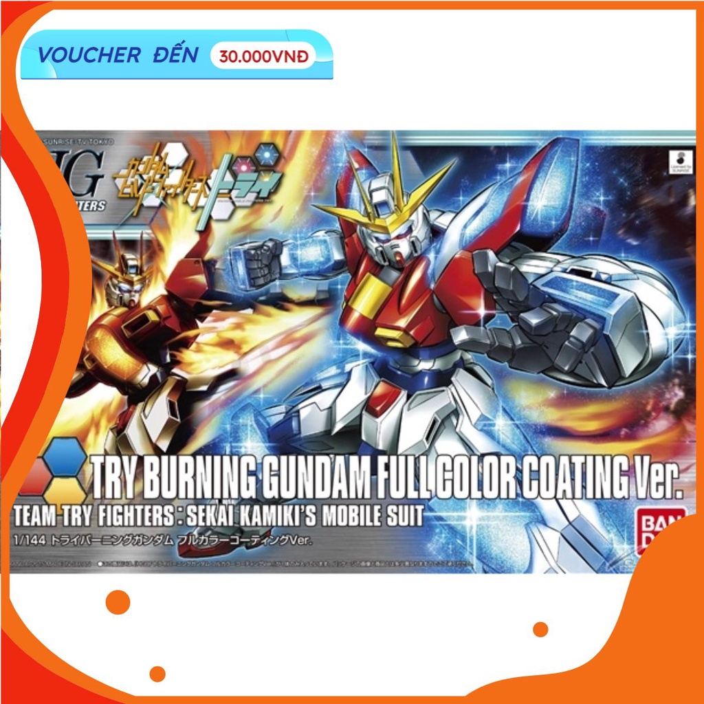 Mô Hình Gundam HG Try Burning Full Color Coating Ver. HGBF Hàng sẵn