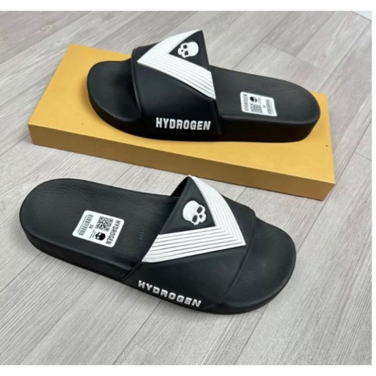 Dép Quai Ngang Nam Nữ Hydrogen, Dép đầu nâu đi êm chân thời thượng, dễ đi