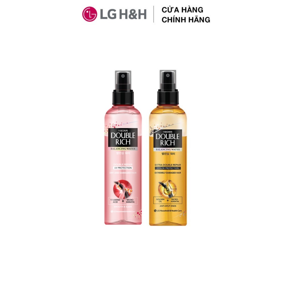 Combo 2 Nước dưỡng tóc Double Rich chăm sóc hư tổn và cho tóc nhuộm