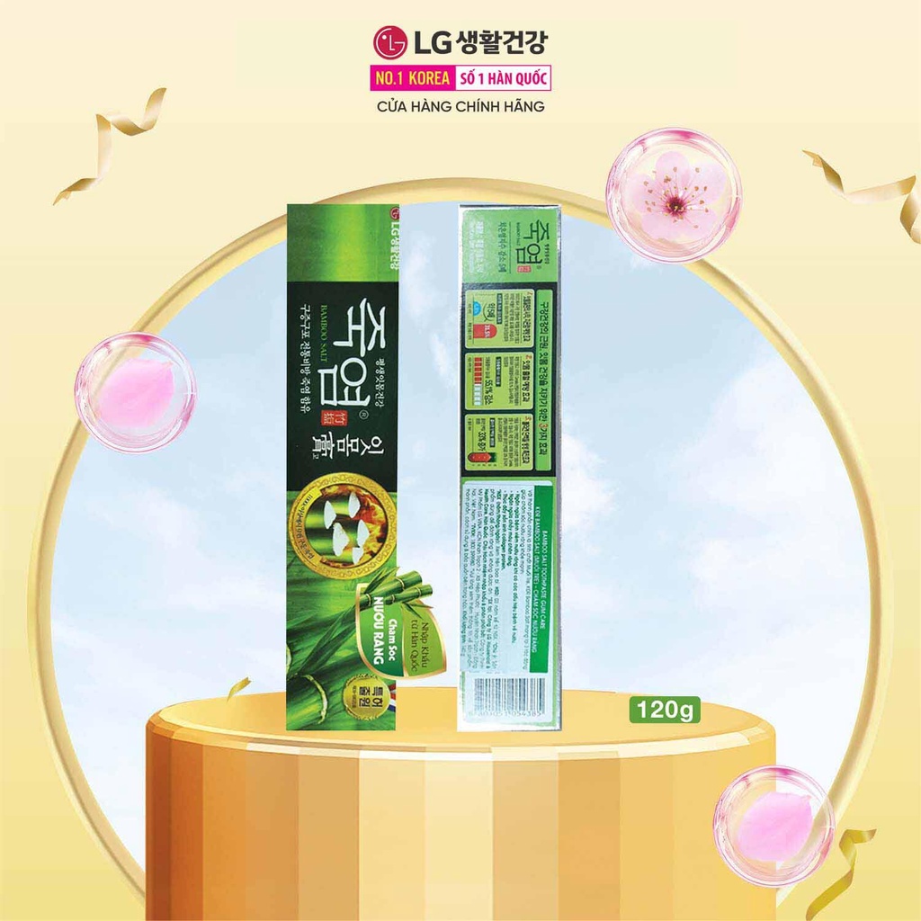 Kem đánh răng Bamboo Salt Muối Tre Chăm Sóc Nướu, ngăn ngừa vi khuẩn 120g