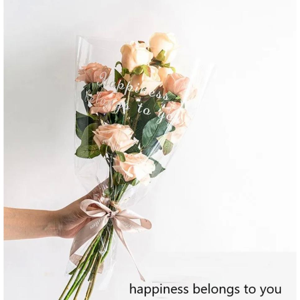 Túi bóng kiếng gói hoa .