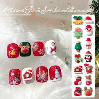 Charm noel,Charm nhựa noel nail trang trí móng tay chọn lẻ cái