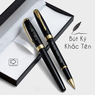 Bút ký văn phòng khắc tên theo yêu cầu, miễn phí thiết kế quà tặng sinh nhật, quà tặng văn phòng