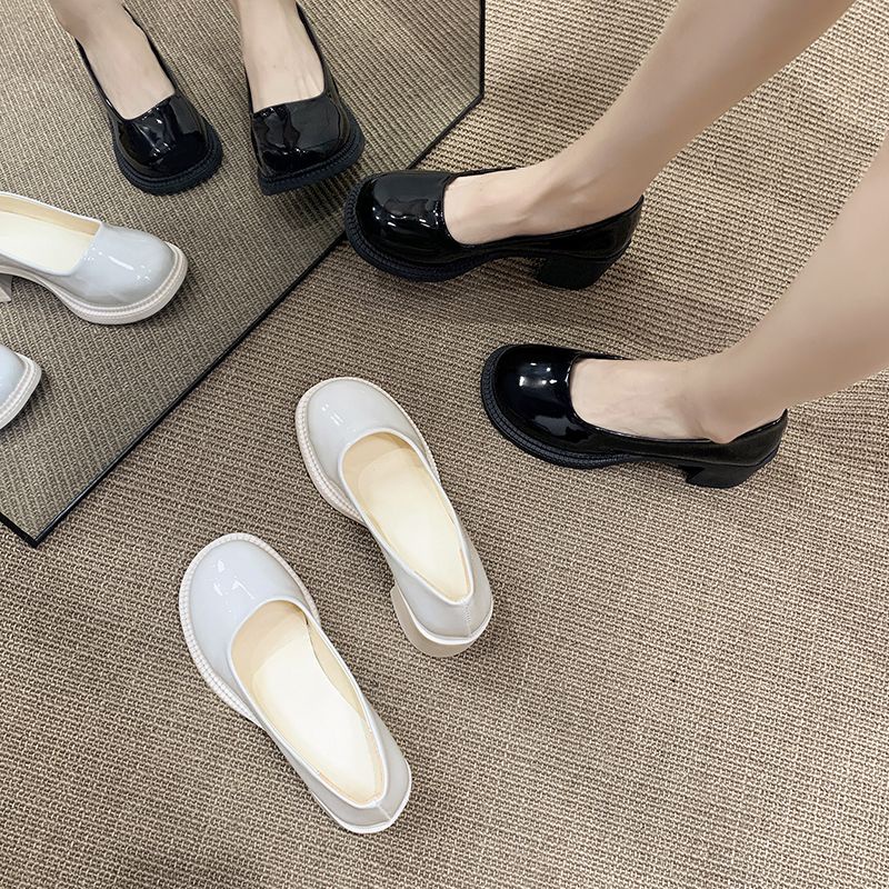 Giày Cao Gót Da Chống Trượt Thời Trang Dành Cho Nữ