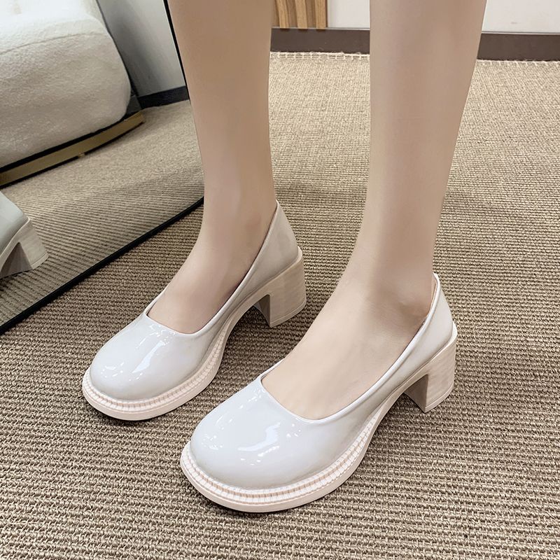 Giày Cao Gót Da Chống Trượt Thời Trang Dành Cho Nữ