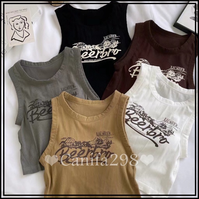 Áo ba lỗ tanktop họa tiết thời trang năng động 6616