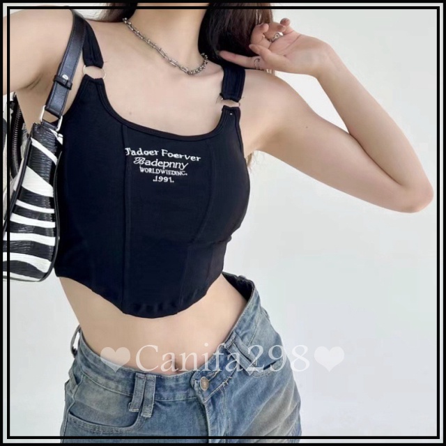 Áo Bra 2 Dây cotton chữ Dáng Lửng Vạt Yếm Có Đệm Ngực Trend 9076