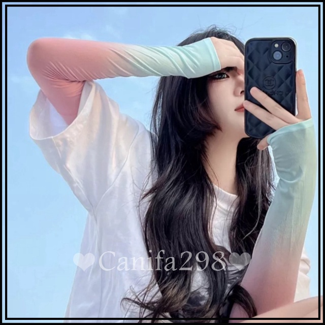 Găng tay đi nắng đổi màu phong cách Hàn Quốc