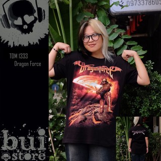[Mã BUIS45K giảm 45k] Áo Rock band tee phông / thun Dragon Force TDM 1333