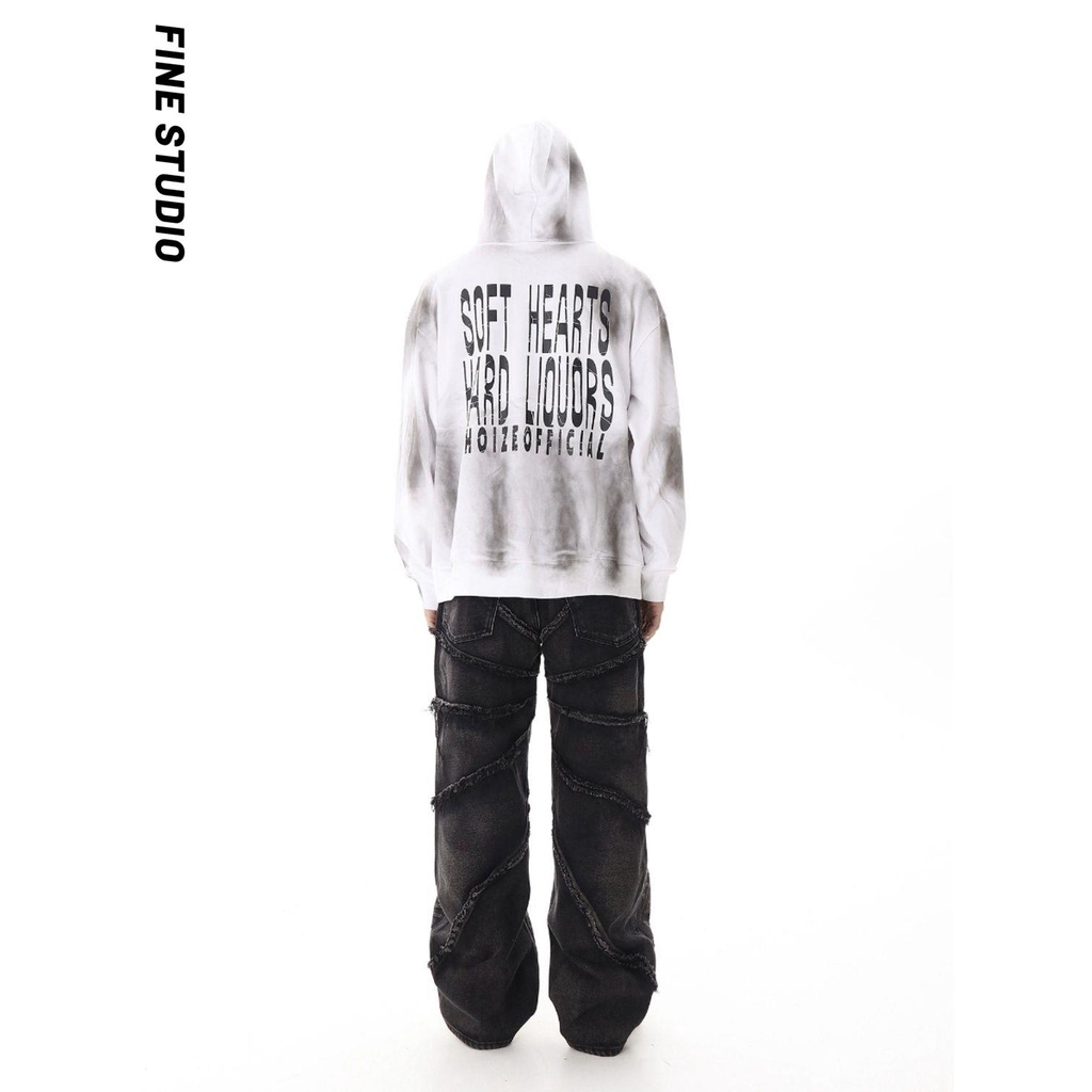 Quần jeans Dài Ống Đứng Thời Trang retro Cho Nam