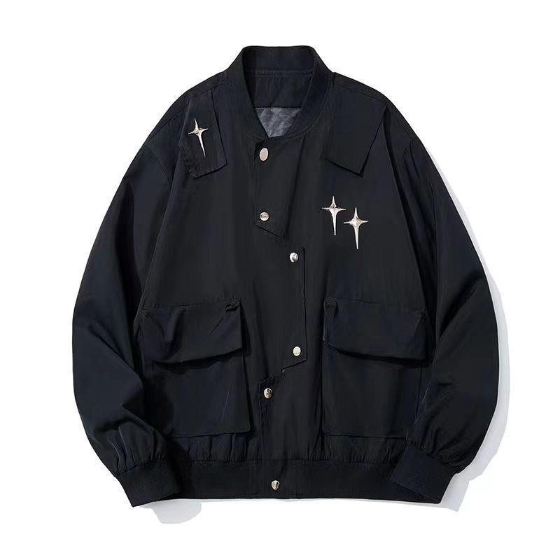 Áo Khoác Bóng Chày Phong Cách retro Mỹ 2023 Cho Nữ