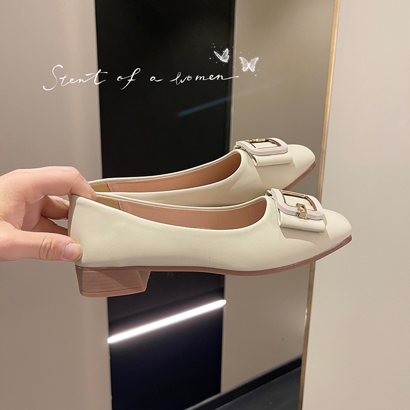 Unky Giày Lười Đế Mềm Gót Thấp Thời Trang Mùa Xuân 2023 Cho Nữ