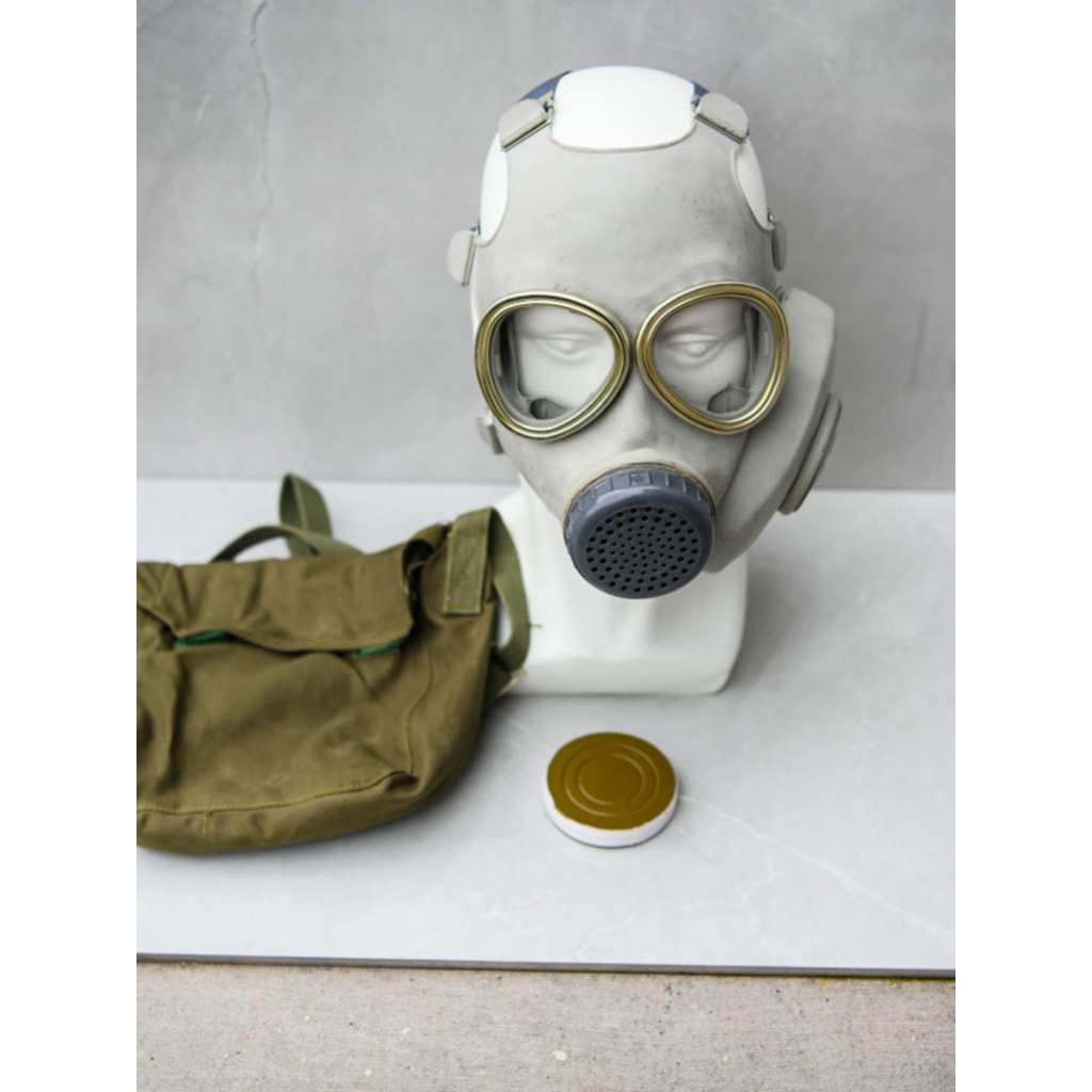 Loại 65 mặt nạ phòng độc 65 mặt nạ bảo vệ hóa chất bảo vệ khí độc phun khói độc sơn chống cháy hộp mặt nạ phòng độc