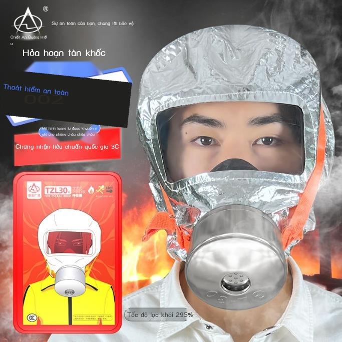 Mặt nạ phòng độc nhập khẩu của Đức mặt nạ phòng cháy chữa cháy mặt nạ lọc mặt nạ phòng độc chống khói chống vi-rút khách