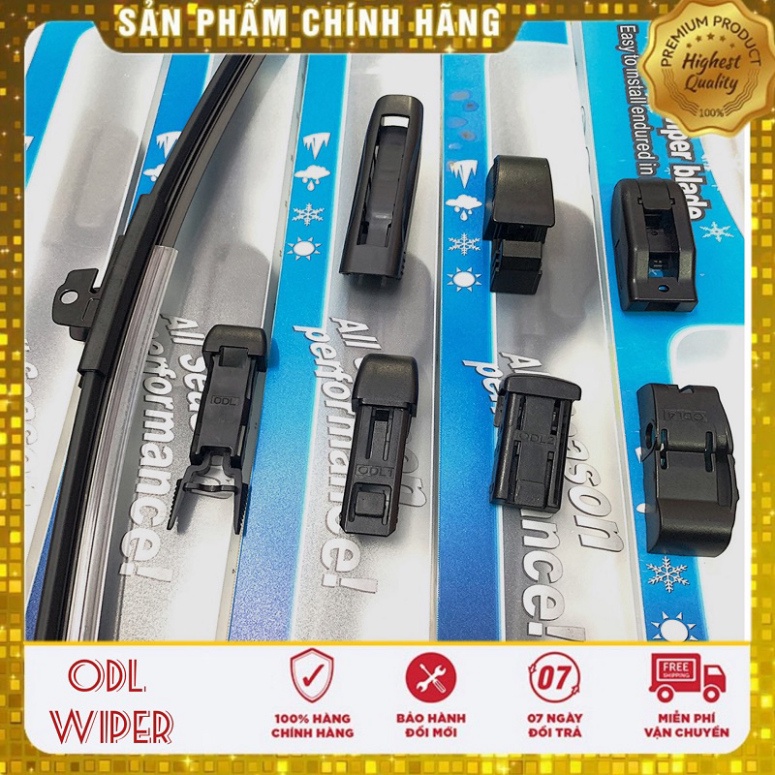 Gạt mưa ô tô Sillicone xe VinFast Lux A, Lux SA, Fadil, VFe34, VF8 - Gạt nước ODL Đài Loan - Có thay Lưỡi