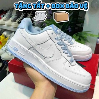 ✔️Giày Af1 Air Force 1 Trắng Đế Xanh Low Hydrogen Blue Fullbox✔️