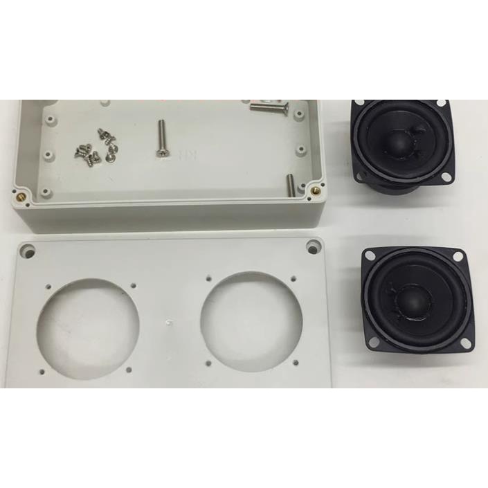 Combo box và 2 loa diy loa cầm tay blutooth