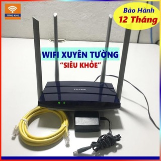 Bộ phát wifi tp link wdr6300 4 râu xuyên tường tốt ac1200 - 2 băng tần b