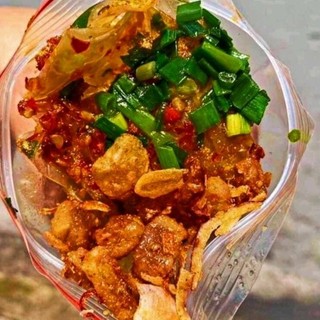Bánh Tráng Tóp Mỡ phơi sương sa tế hành phi thơm giòn ăn vặt siêu hót