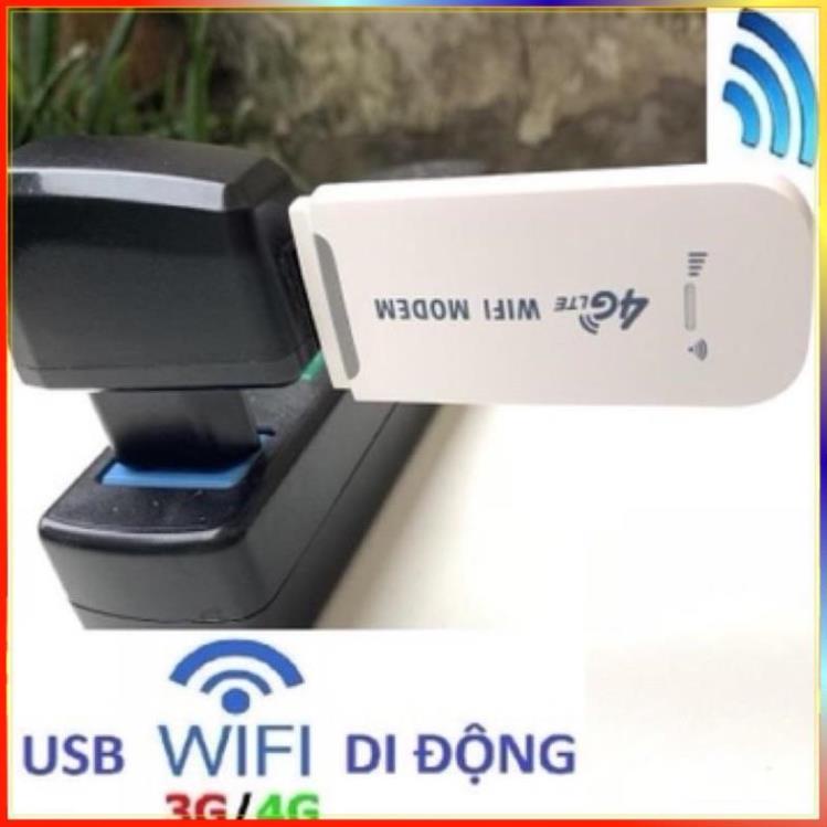 USB 4G LTE, bộ phát Wifi từ sim 3G/4G dùng được đa mạng