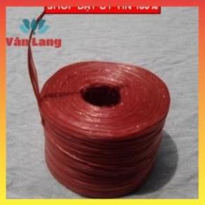 1m Cuộn Dây buộc hàng loại đẹp, dây nilong, dây dứa màu đỏ siêu dai bền 12