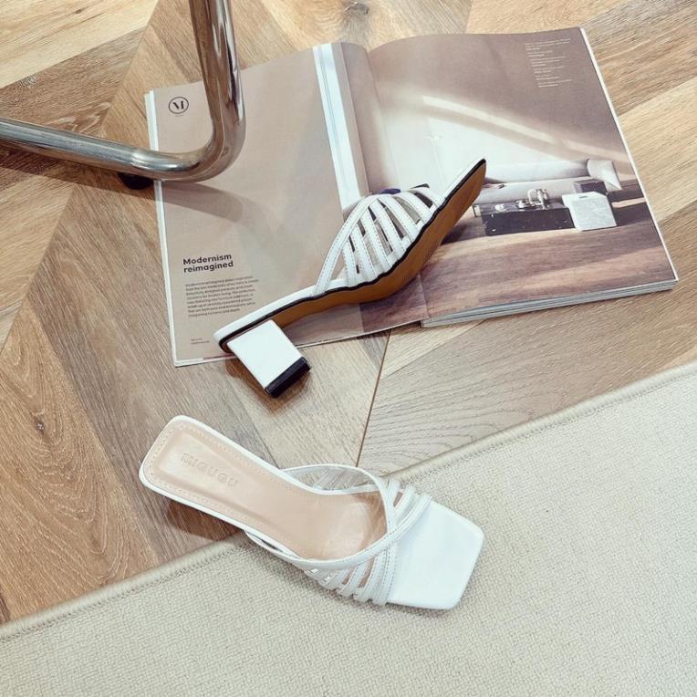 DÉP Z A R A QUAI DÂY RỌ GÓT VUÔNG 5 PHÂN SIÊU XINH