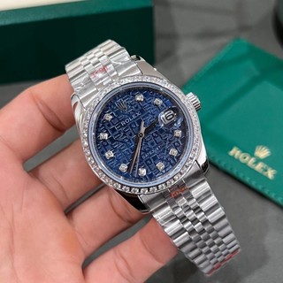Đồng hồ nam rolex sapphire ra52 case 36mm/40mm xanh dương vi tính máy cơ automatic nhật