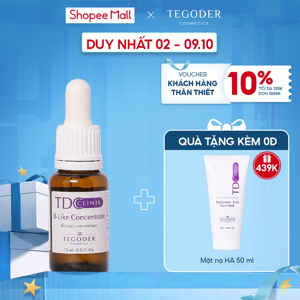 Tinh chất làm mờ nếp nhăn và săn chắc da Tegoder B Like concentrate 15 ml 1067