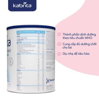 [ Date T7/24 ] Sữa dê Kabrita Số 1 400g (0-12 tháng)