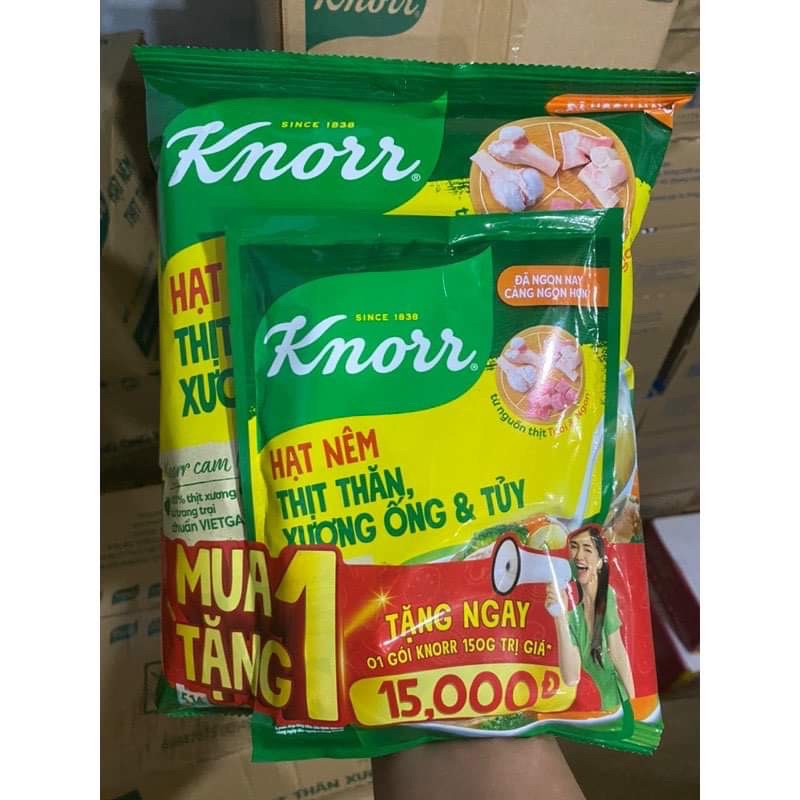 Hạt nêm Knorr gói 350g/900g tặng 150g/1,8kg ngon từ thịt ngọt từ xương