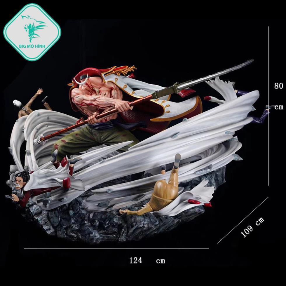 One Piece Râu Trắng Gk Mô Hình Điêu Khắc Bằng Tây Tỷ Lệ 1/4