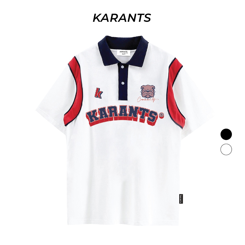 Áo Polo Phối Bóng Rổ Karants Local Brand Streetwear Form Oversize - KR56 Heyyou.studio