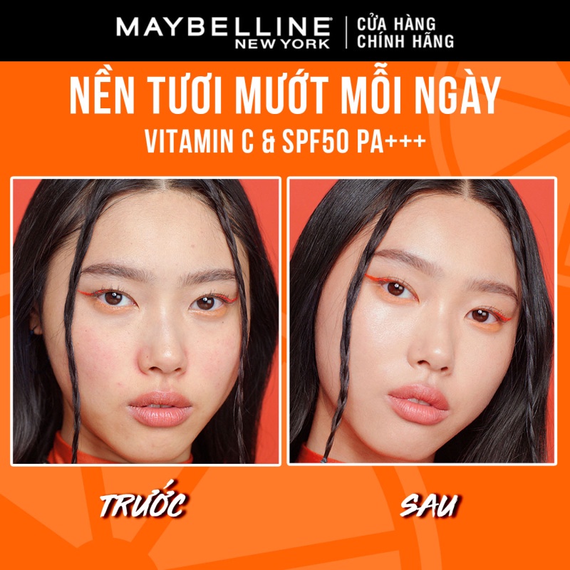 Kem Nền Fit Me Tint C Tươi Mướt Chống Nắng với Vitamin C & SPF50 Maybelline New York