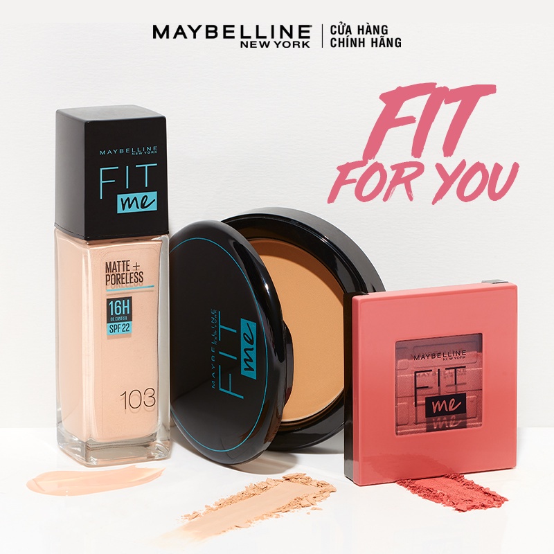 Phấn má hồng mịn lì chuẩn màu Maybelline Fit Me Blush 4.5g