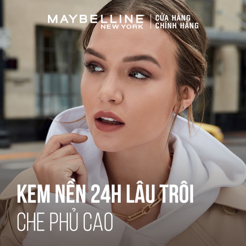 Kem Nền Lâu Trôi Che Phủ Cao SuperStay Foundation Maybelline New York 30ml