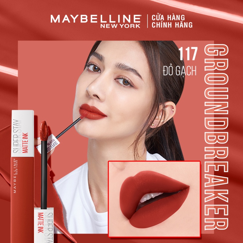 Son Kem Lì 16h Lâu Trôi Maybelline New York Super Stay Matte Ink City Edition Lipstick 5ml