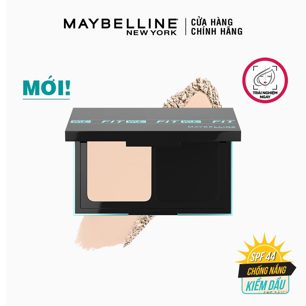 Phấn Nền Kiềm Dầu Chống Nắng Tiệp Mọi Tông Da SPF 44 Fit Me Maybelline New York 9g