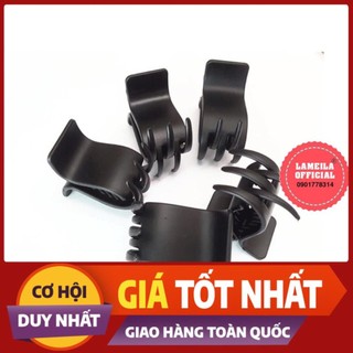 Lố 12 kẹp tóc, kẹp càng cua 3 răng cao cấp