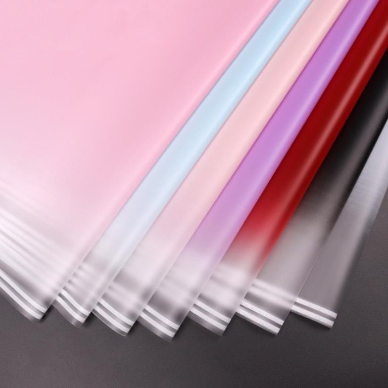 ! Giấy gói hoa nhám màu ombre gradient