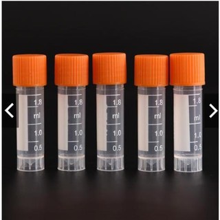 Bộ 100 ống cryo, ống lưu trữ lạnh tế bào 1.8 ml-2ml