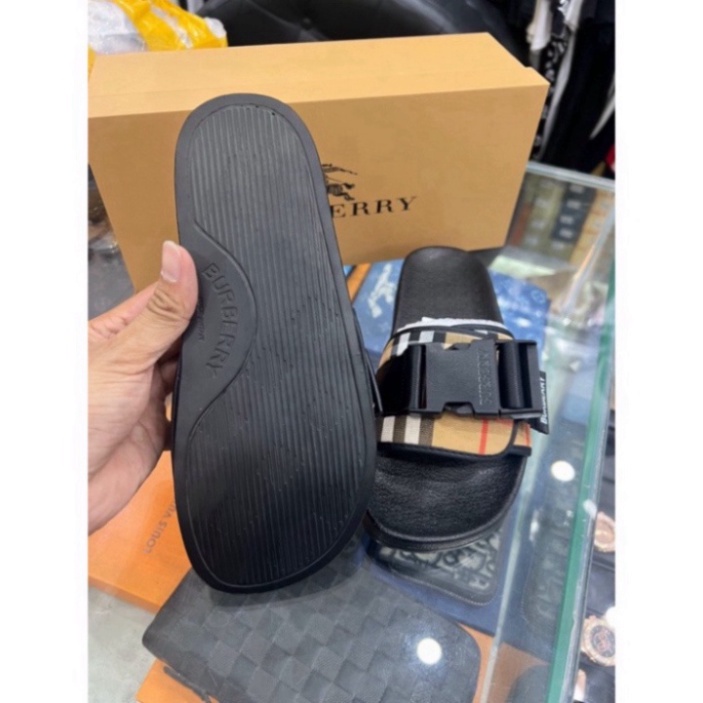 Dép nam bbr quai bấm cao cấp-Dép đẹp thời trang 2 màu vàng, xám phong cách trẻ