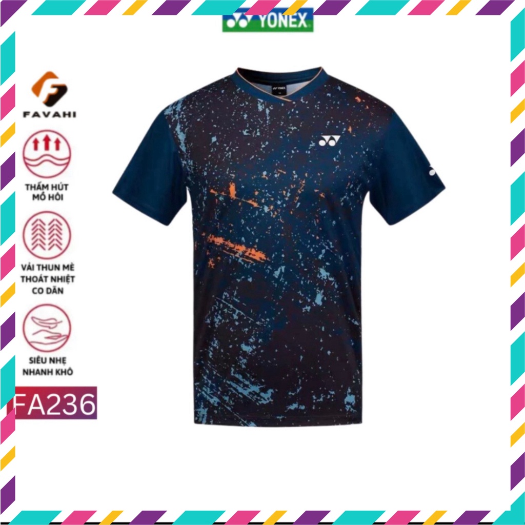 Áo cầu lông thể thao nam đủ mẫu đủ size, chất mát co dãn 4 chiều HP SHOP223