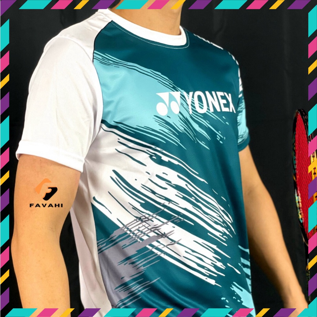 Áo cầu lông thể thao nam đủ mẫu đủ size, chất mát co dãn 4 chiều HP SHOP223